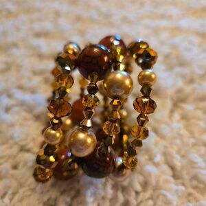 NEW Glass Bead Wrap Bracelet